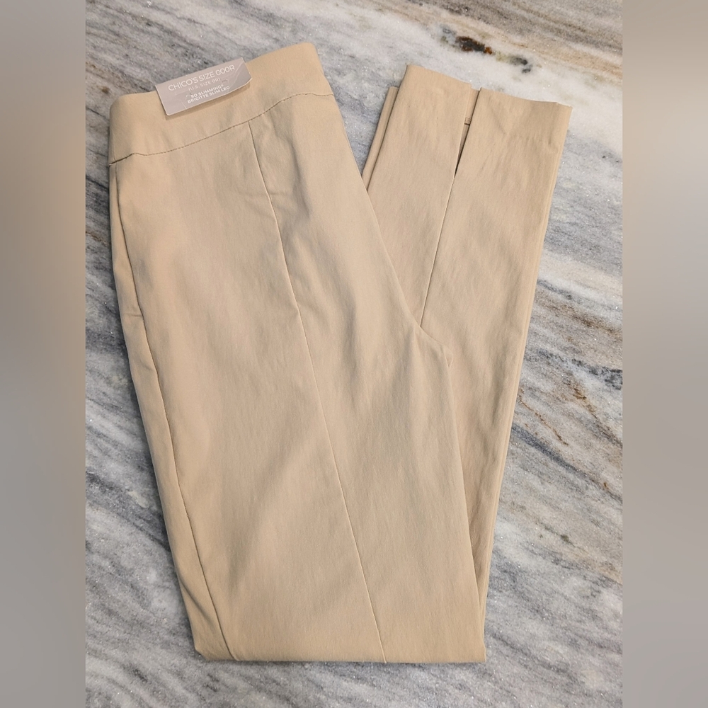 Chico's Tan Slim Leg Pants - Picture 3 of 7
